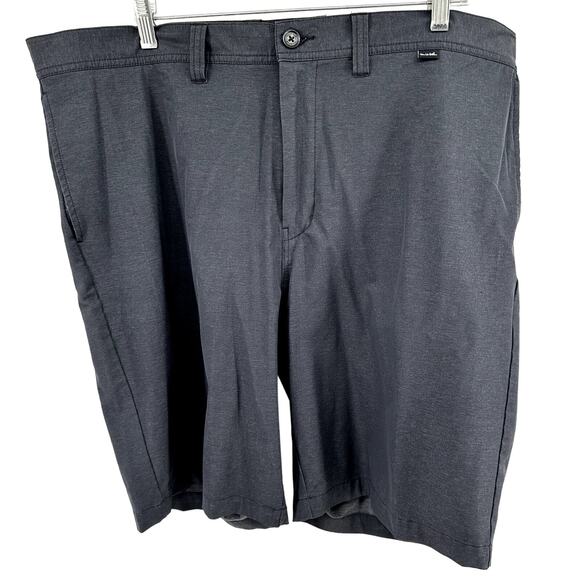 Travis Mathew Beck Chino Shorts Mid Length Lightweight Casual Golf Gray 40 - Picture 2 of 5